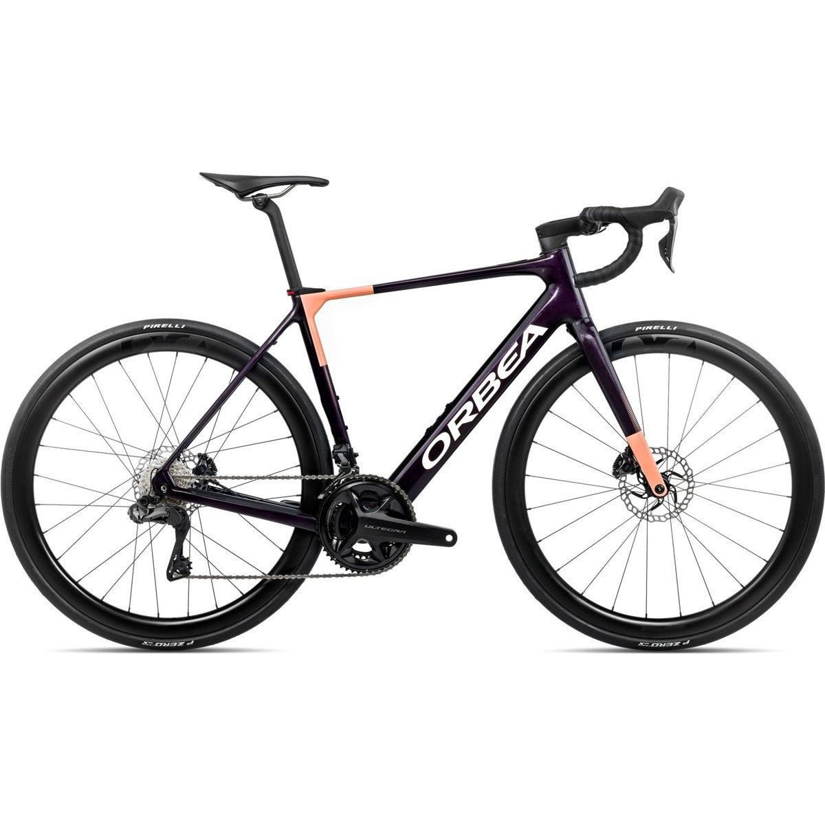 Elcykel Racer Orbea Gain M20i 353Wh Ultegra Di2 Fantasy Purple Carbon View/Orange Cloud