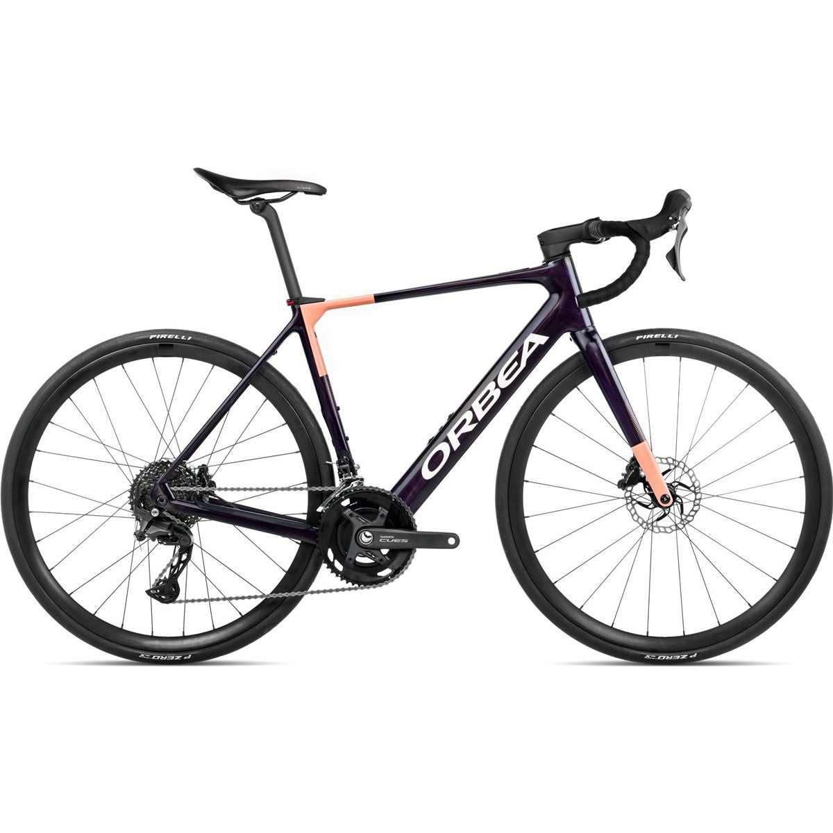Elcykel Racer Orbea Gain M40 353Wh Fantasy Purple Carbon View/Orange Cloud