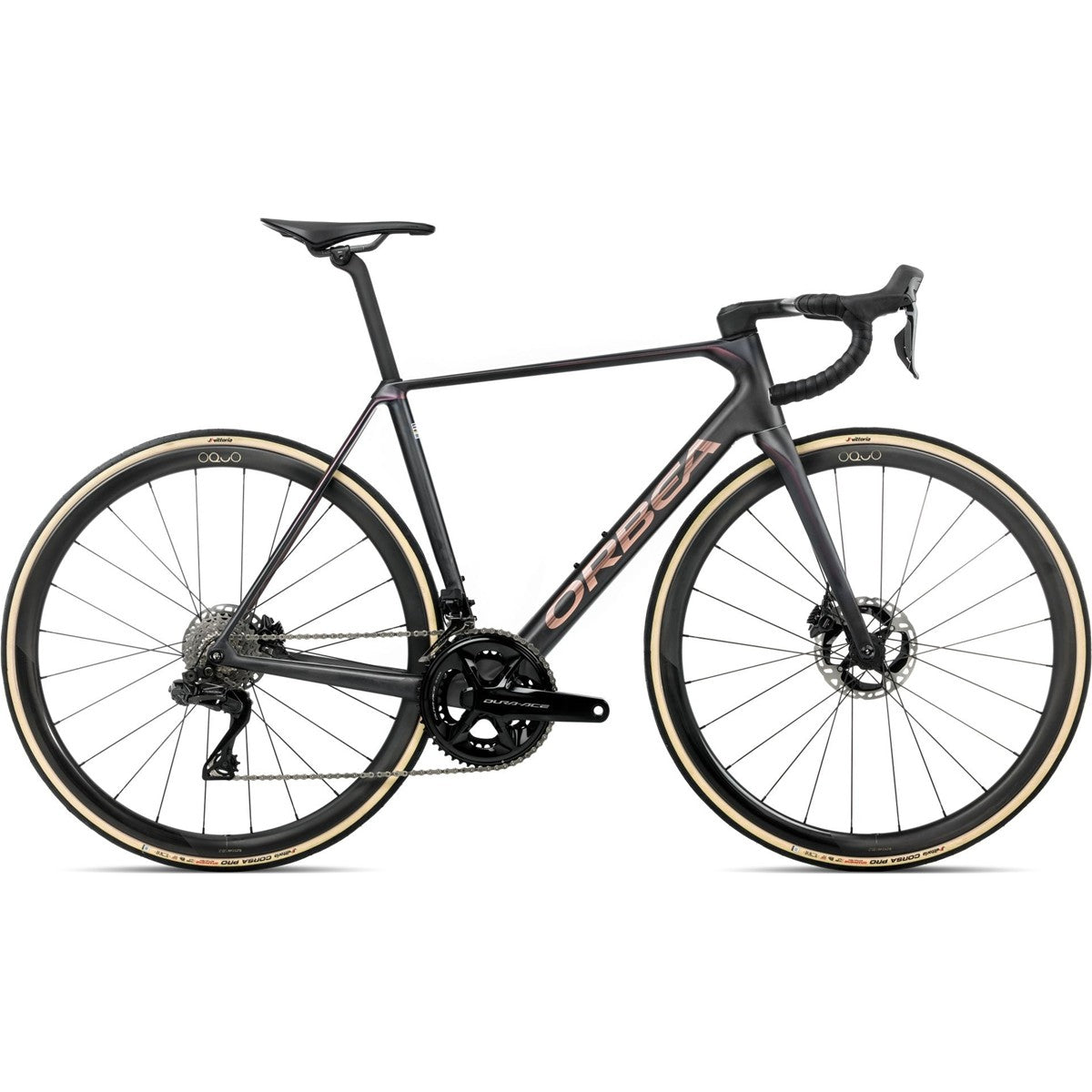 Racercykel Orbea Orca M10iLTD PWR Dura-Ace Di2 Diamond Carbon View/Sunset Carbon View