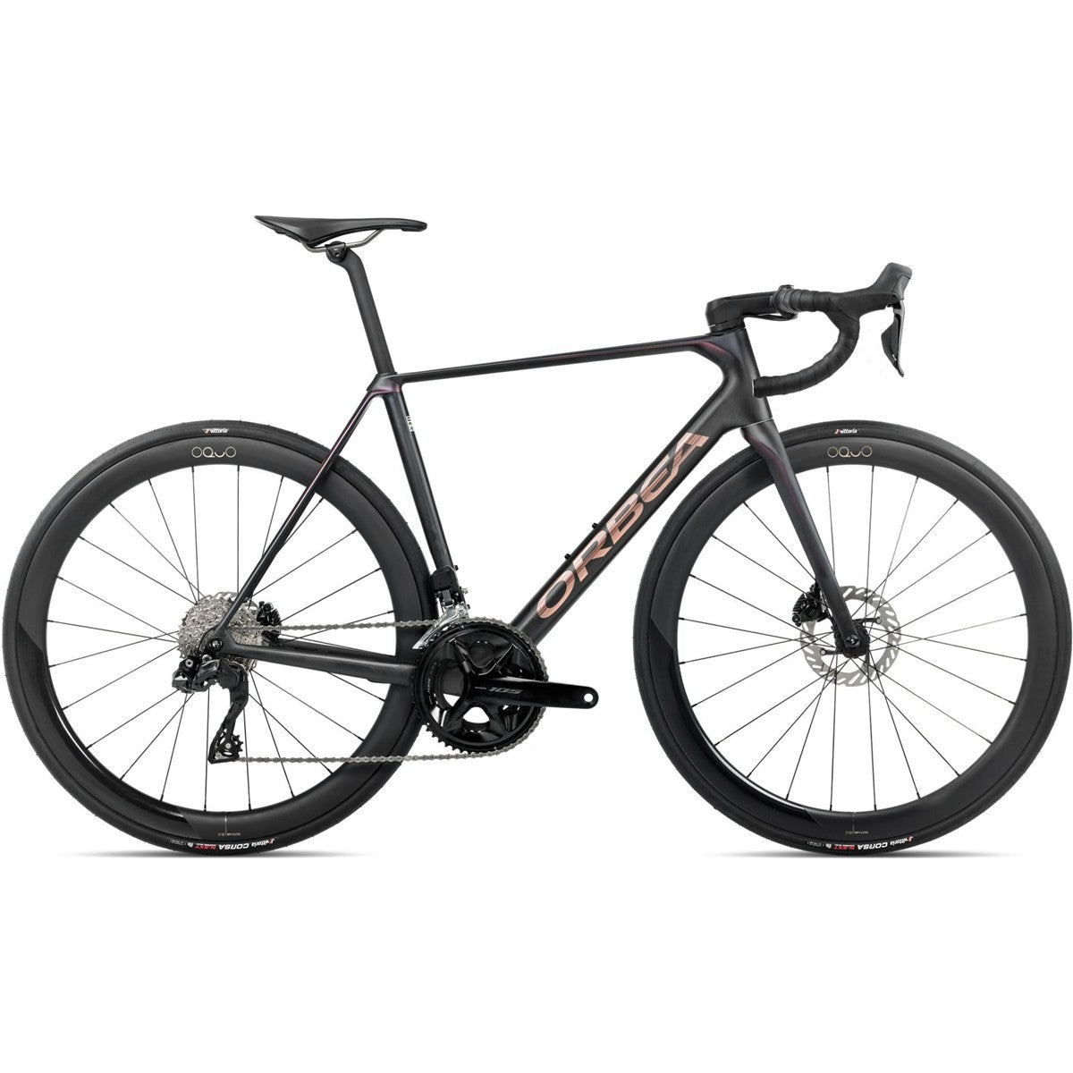 Racercykel Orbea Orca M30iLTD PWR 105 Di2 Diamond Carbon View/Sunset Carbon View
