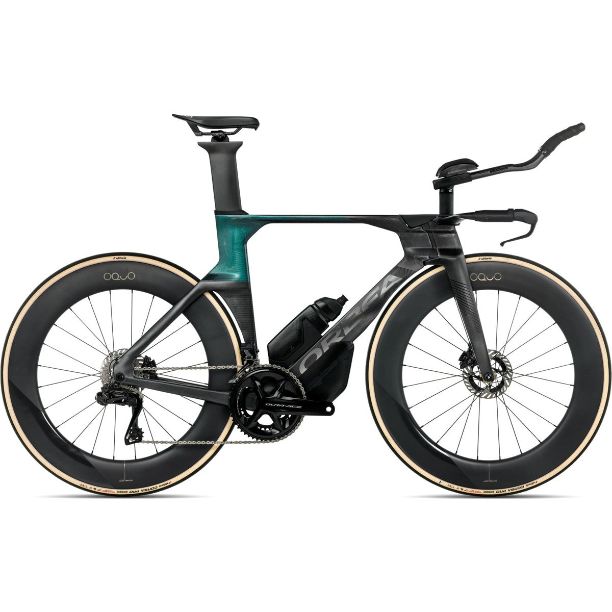 Triathloncykel Orbea Ordu M10iLTD Dura-Ace Di2 Diamond Carbon View/Evasion Green