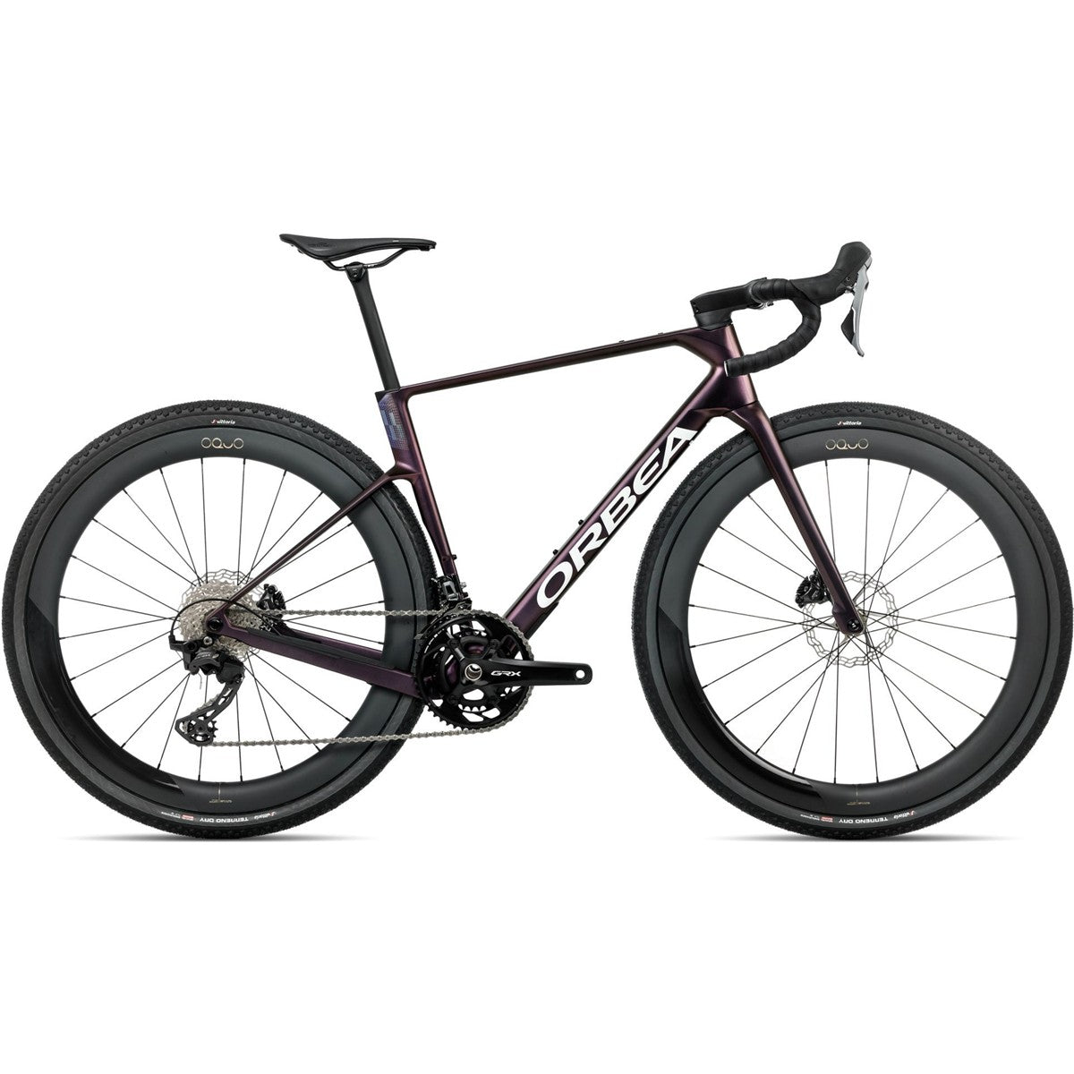 Gravelcykel Orbea Terra Race M20LTD GRX Sunset Carbon View