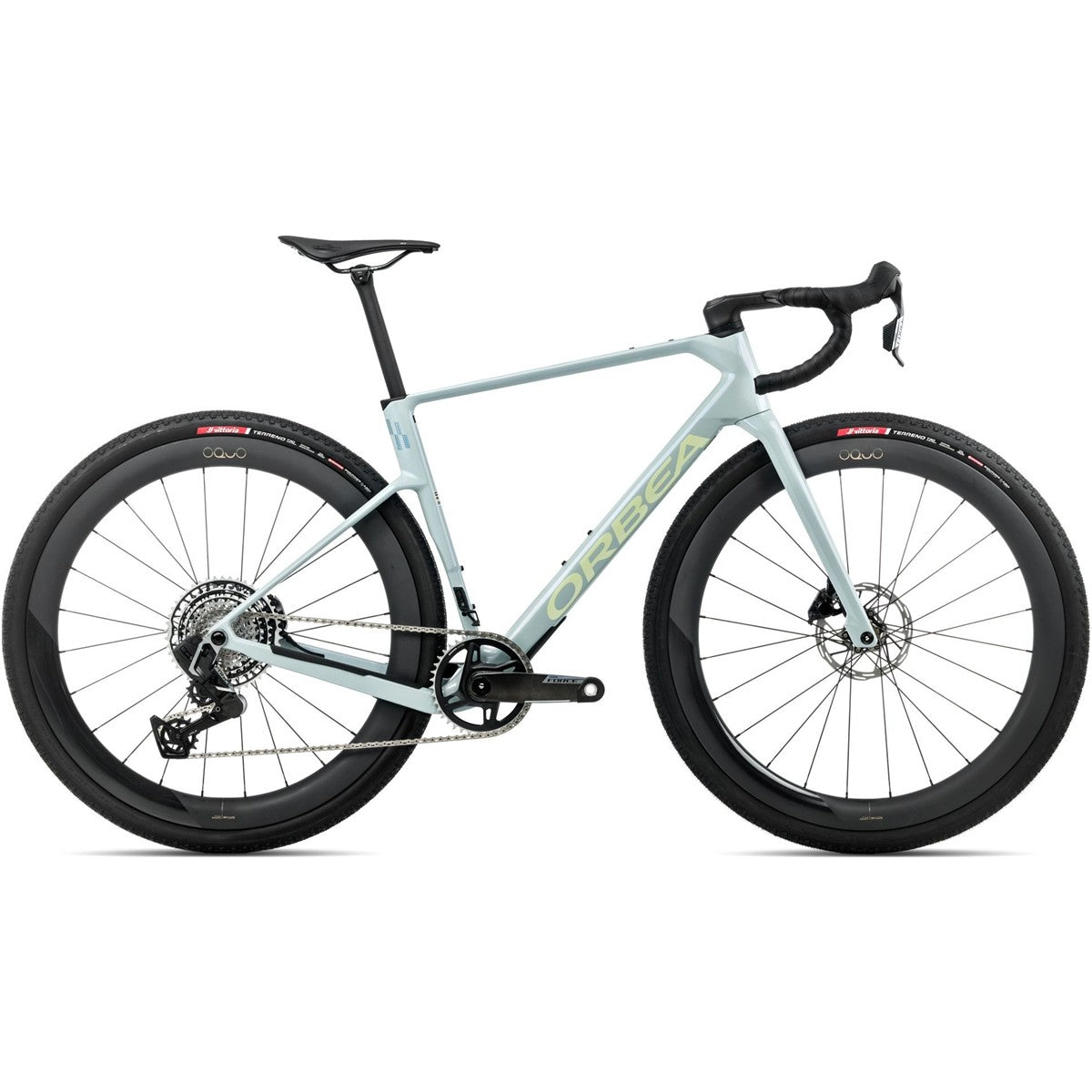 Gravelcykel Orbea Terra Race M21eLTD 1X Force AXS Frozen Concrete