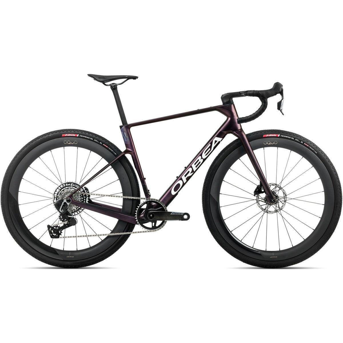 Gravelcykel Orbea Terra Race M21eLTD 1X Force AXS Sunset Carbon View