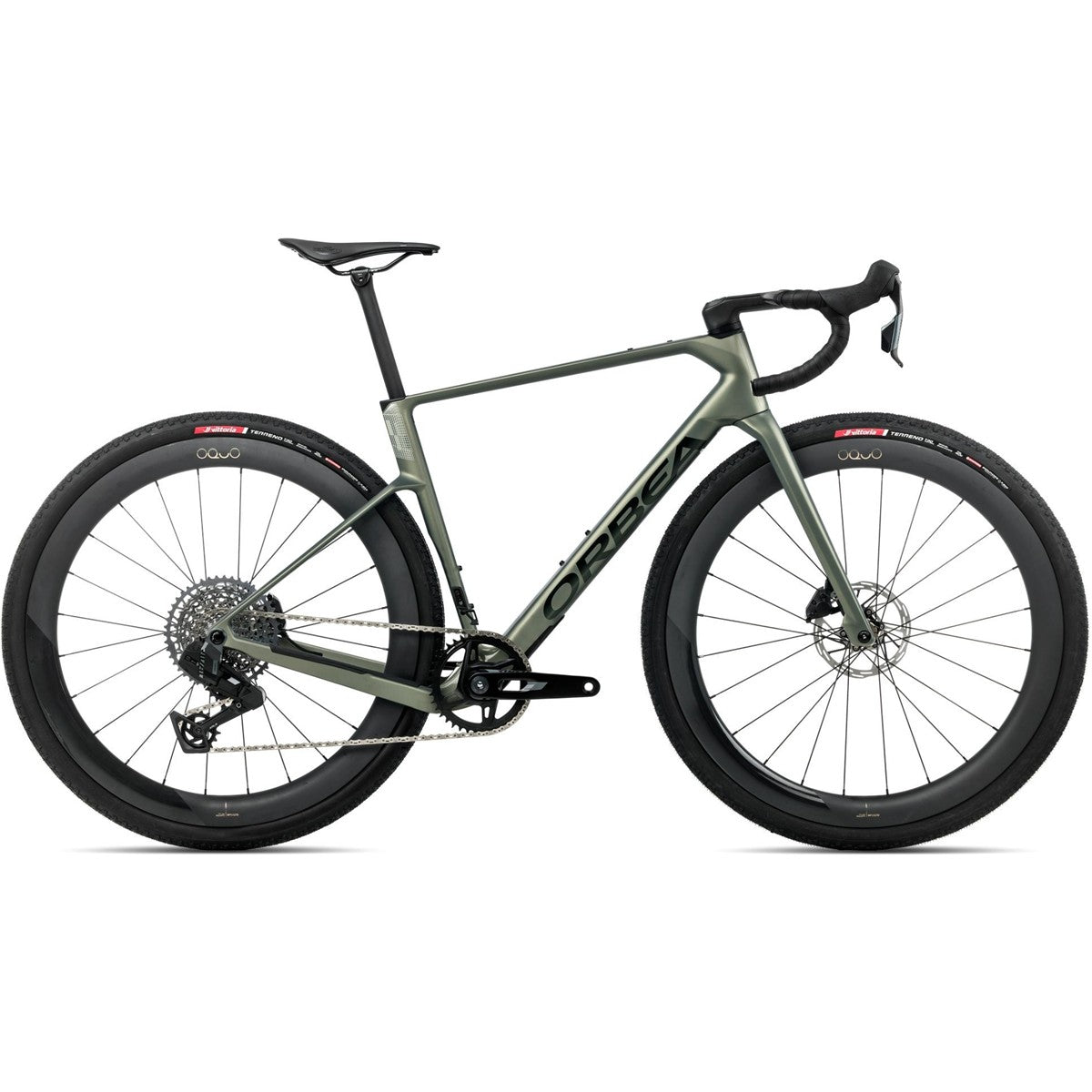 Gravelcykel Orbea Terra Race M31eLTD 1X Rival AXS Spaceship Green