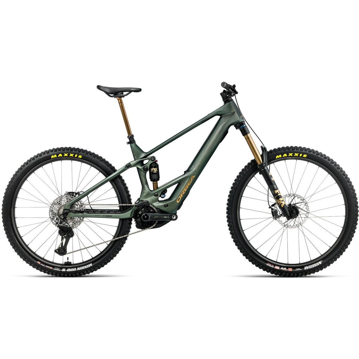 El MTB Orbea Wild M-LTD 600Wh XTR Di2 Seaweed Carbon View Matt