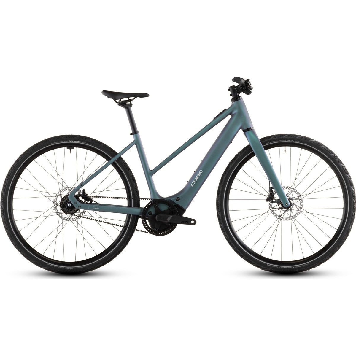 Hybridcykel el Cube Editor Hybrid SLT 400X Mid Smaragdgrey/Prism