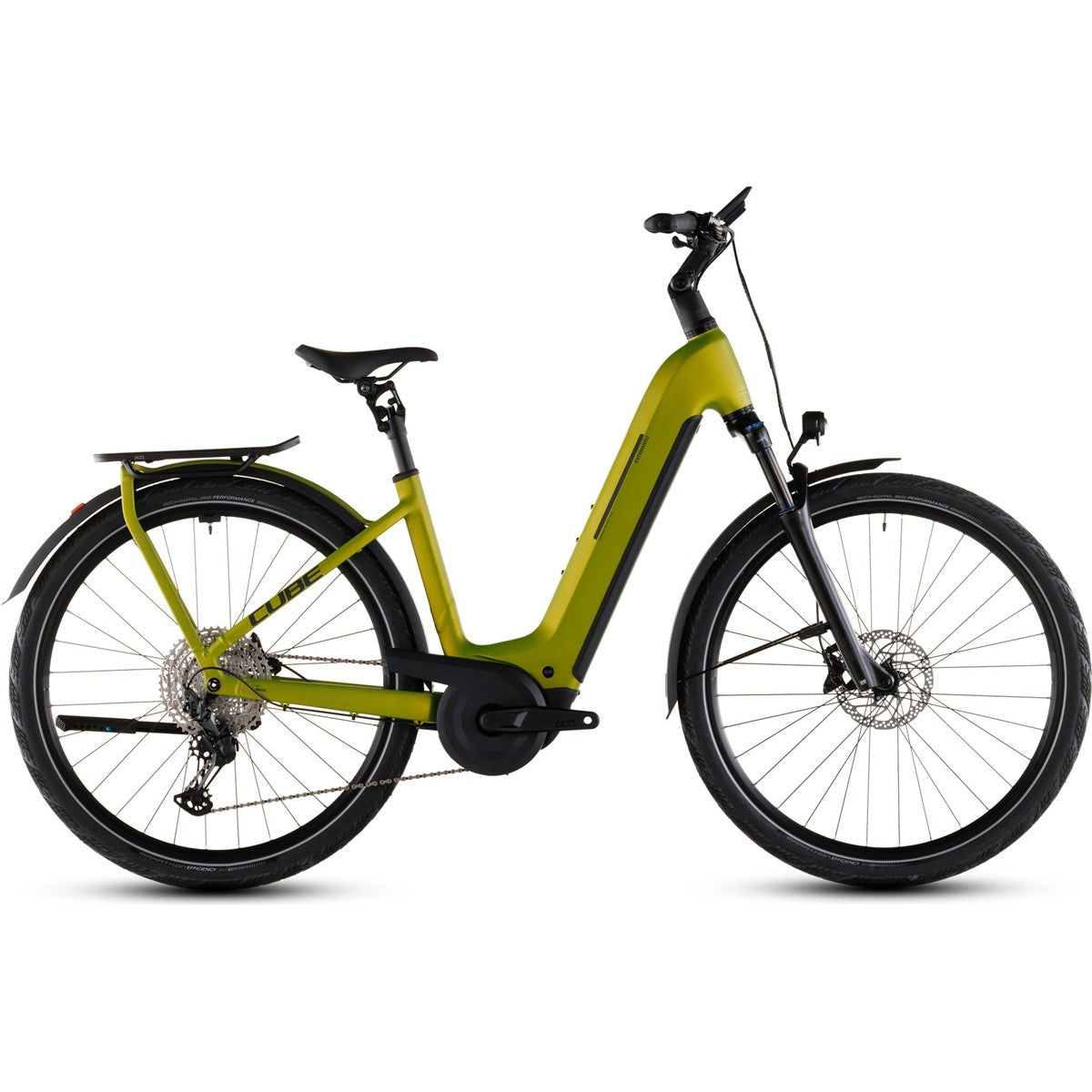 Hybridcykel el Cube Kathmandu Hybrid Pro 800 Low Lizard/Black