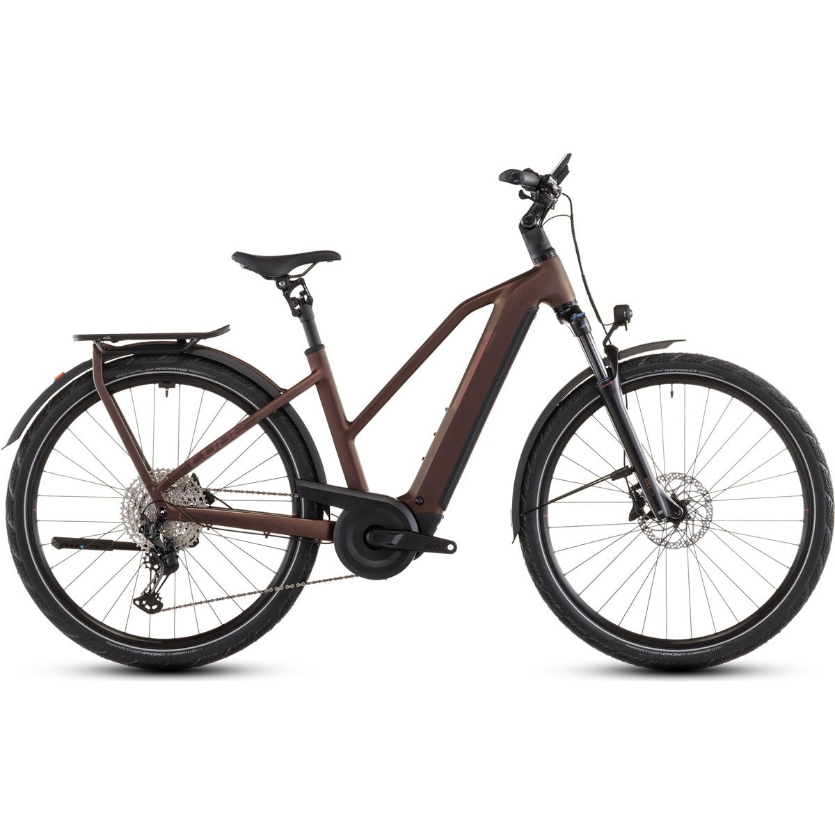 Hybridcykel el Cube Kathmandu Hybrid Pro 800 Mid Sunglow/Chrome