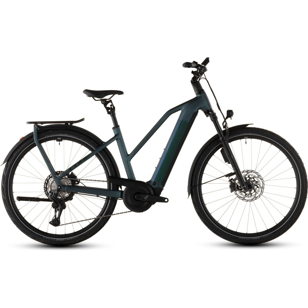 Hybridcykel el Cube Kathmandu Hybrid SLT 800 Mid Duskwood/Goblin
