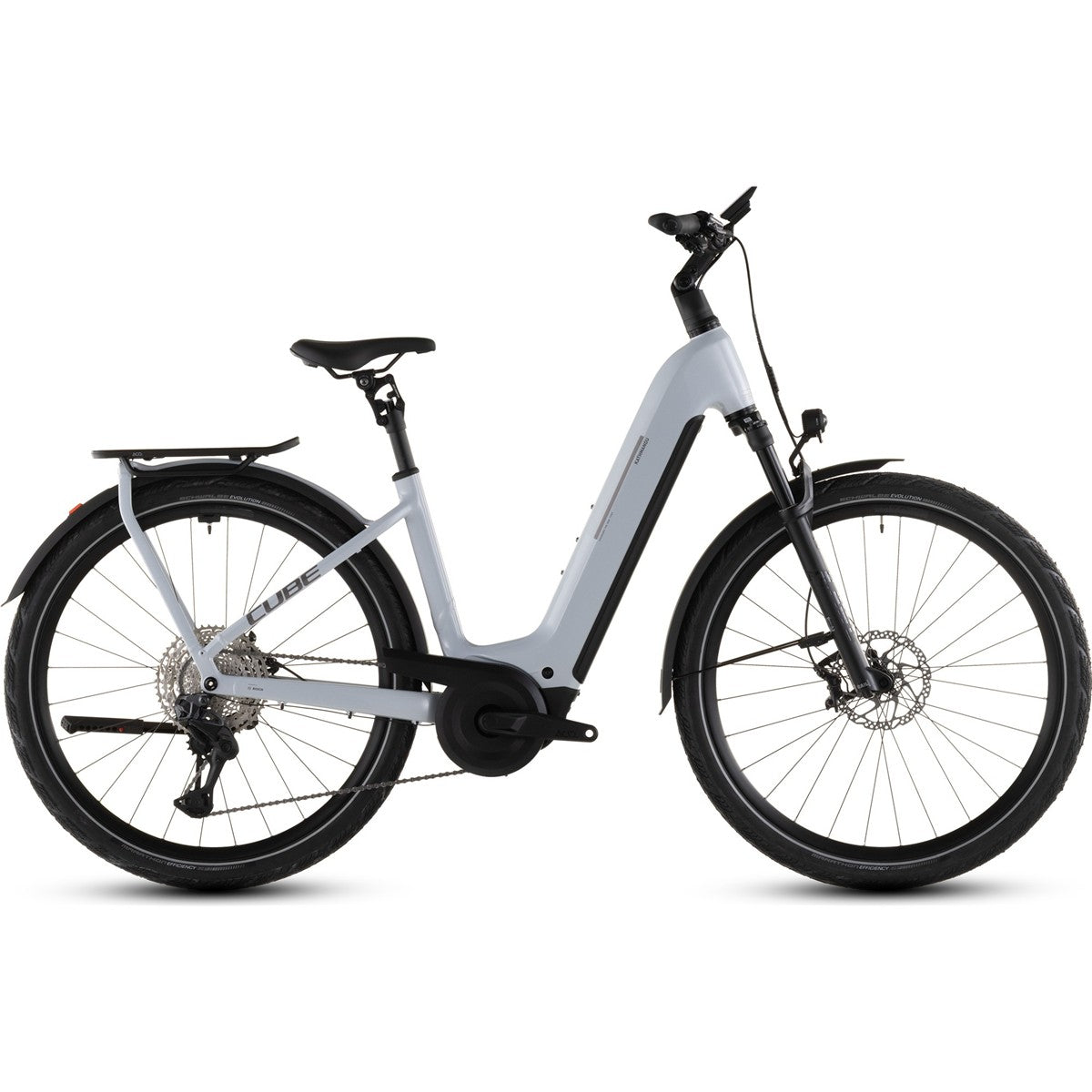 Hybridcykel el Cube Kathmandu Hybrid SLX 800 Low Foggrey/Grey
