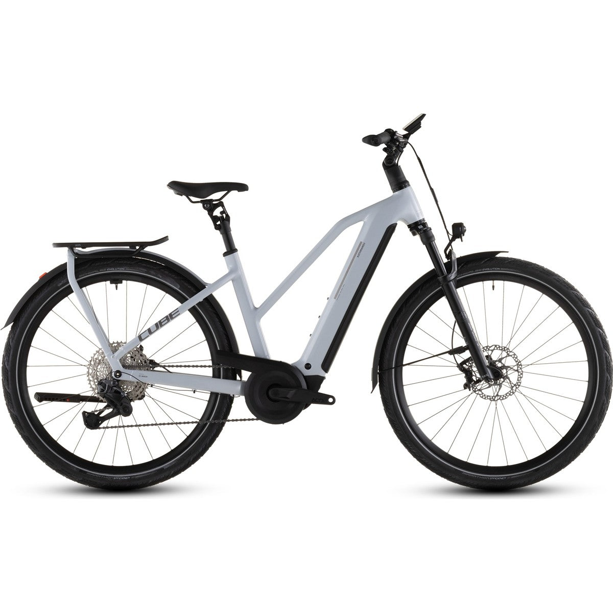 Hybridcykel el Cube Kathmandu Hybrid SLX 800 Mid Foggrey/Grey