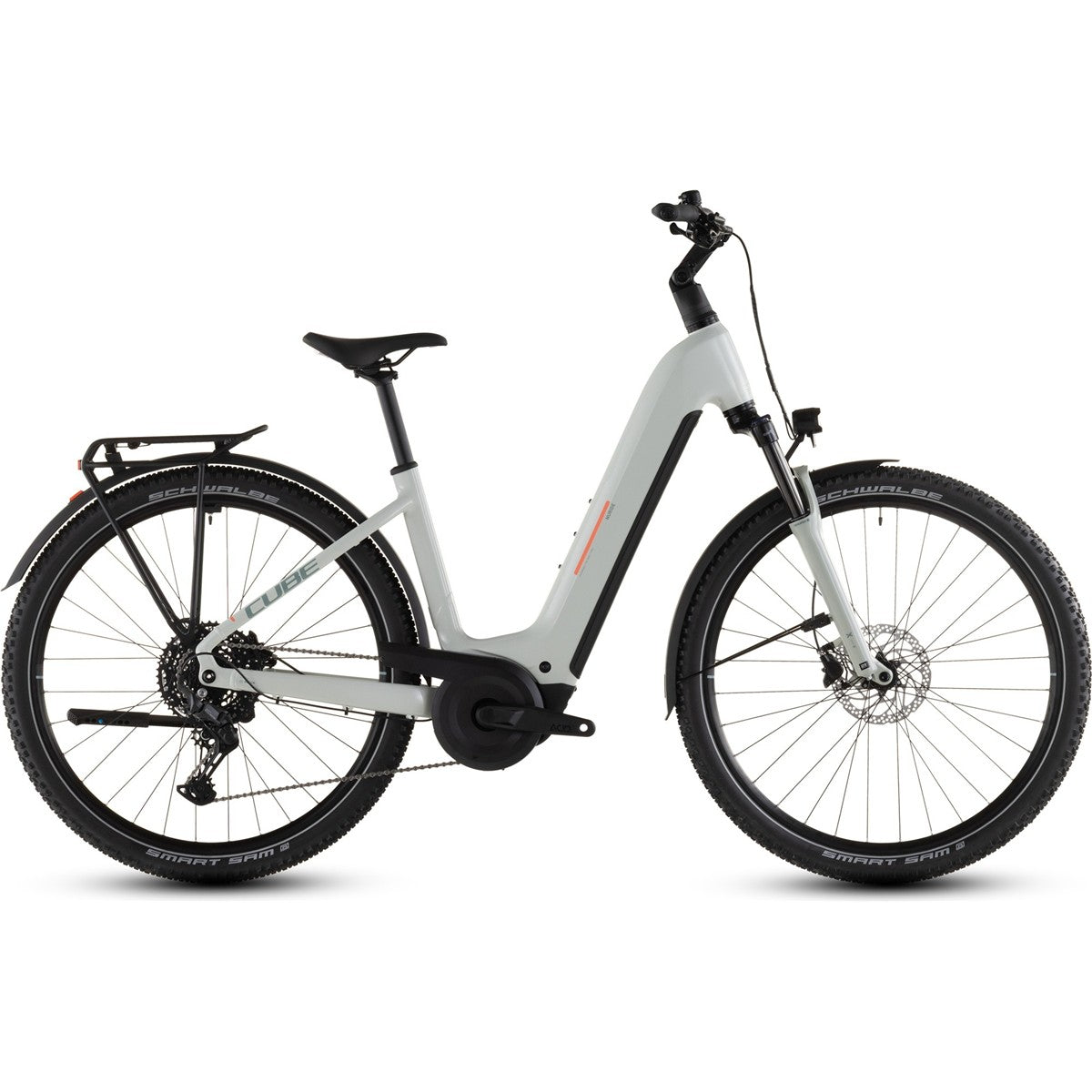 Hybridcykel el Cube Nuride Hybrid Performance 600 Low Desertstone/Grey