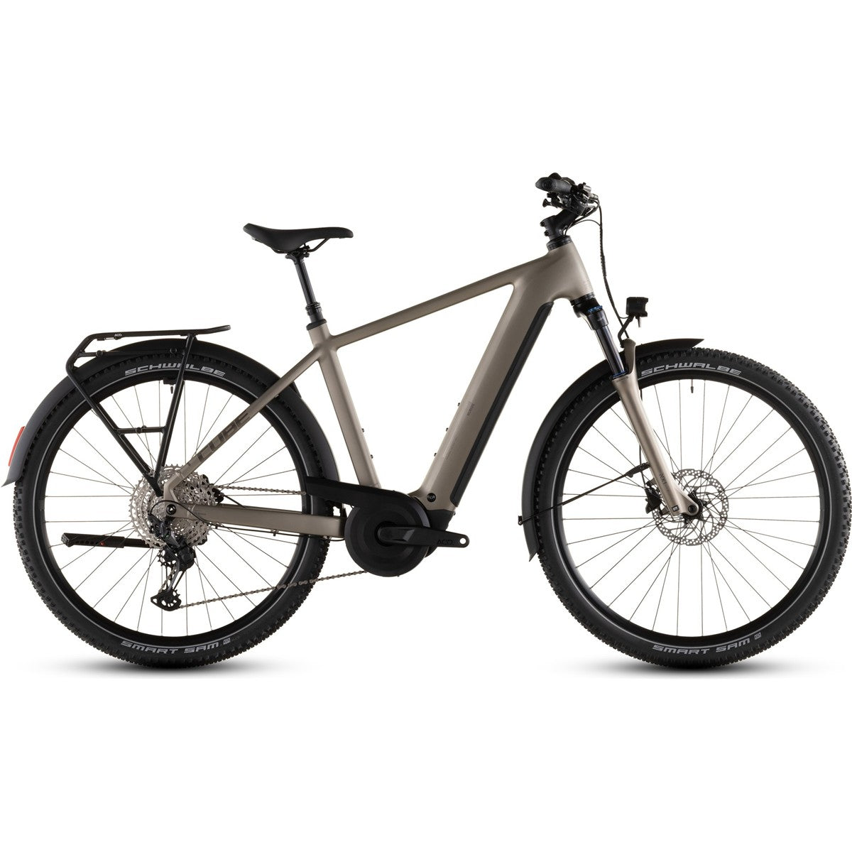 Hybridcykel el Cube Nuride Hybrid Pro 600 Flashstone/Chrome