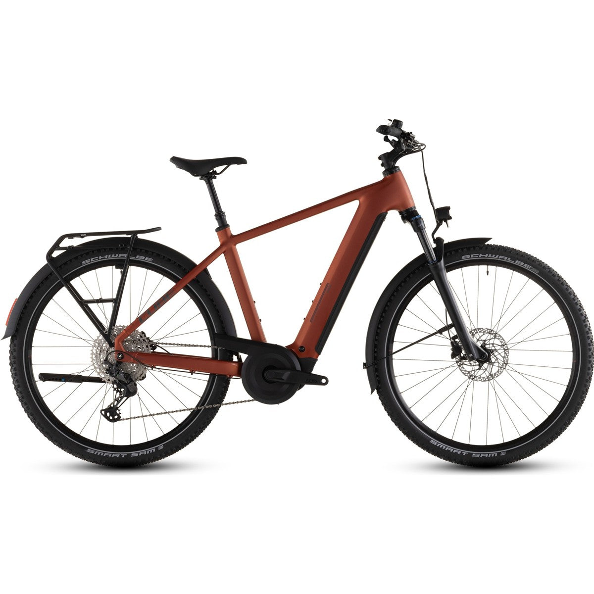 Hybridcykel el Cube Nuride Hybrid Pro 800 Chilli/Black