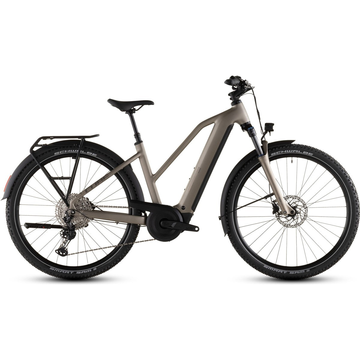 Hybridcykel el Cube Nuride Hybrid Pro 800 Mid Flashstone/Chrome