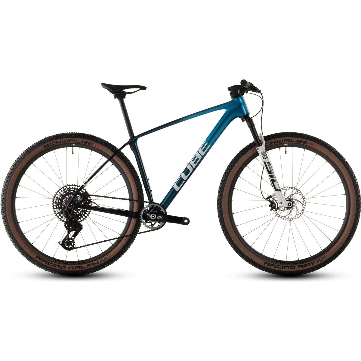 Hardtail MTB Cube Phenix C:68X Race Chromeblue/Liquidblue