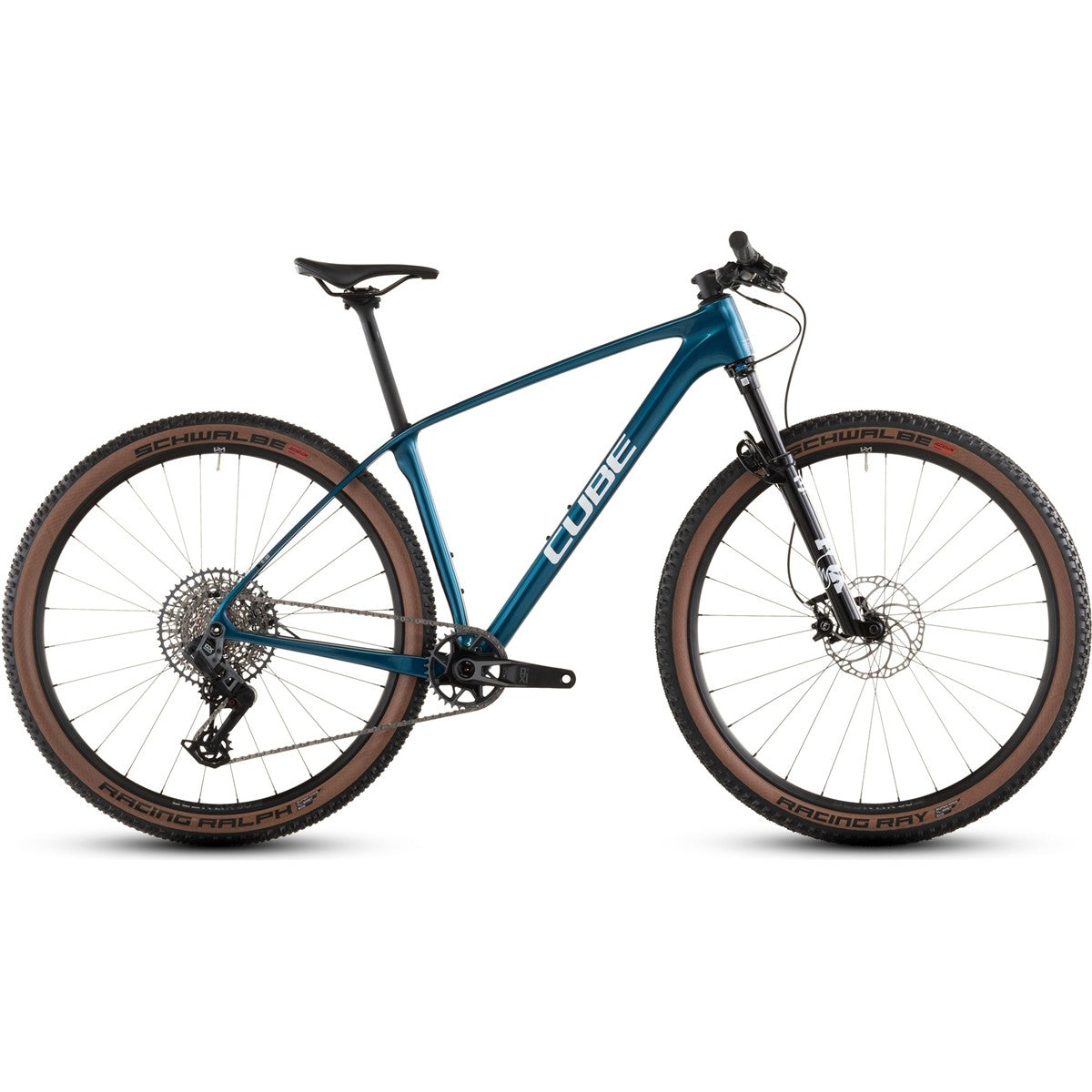 Hardtail MTB Cube Reaction C:62 SLX Electricblue/White