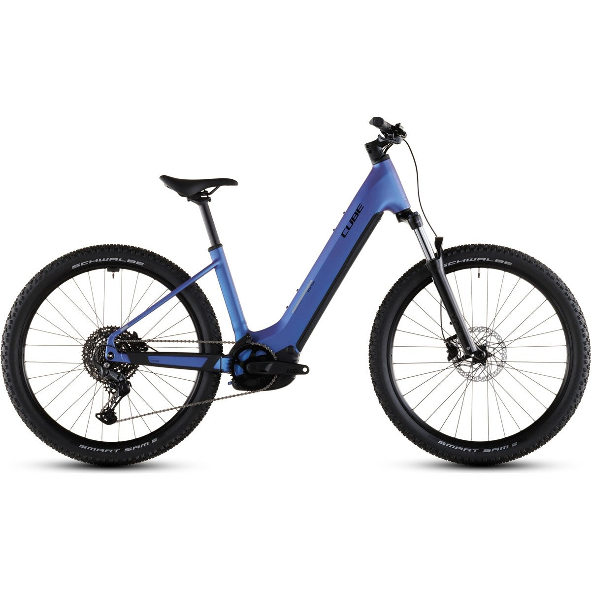 El MTB Cube Reaction Hybrid ONE 600 Low Blueiris/Reflect