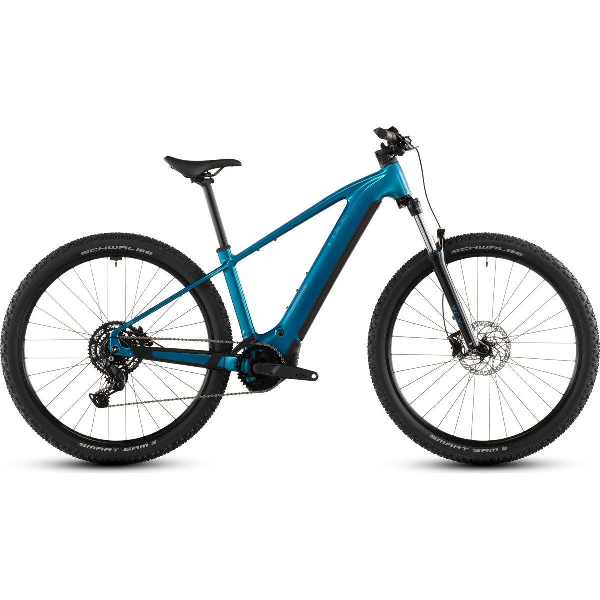 El MTB Cube Reaction Hybrid Performance 600 Electricblue/Dazzle