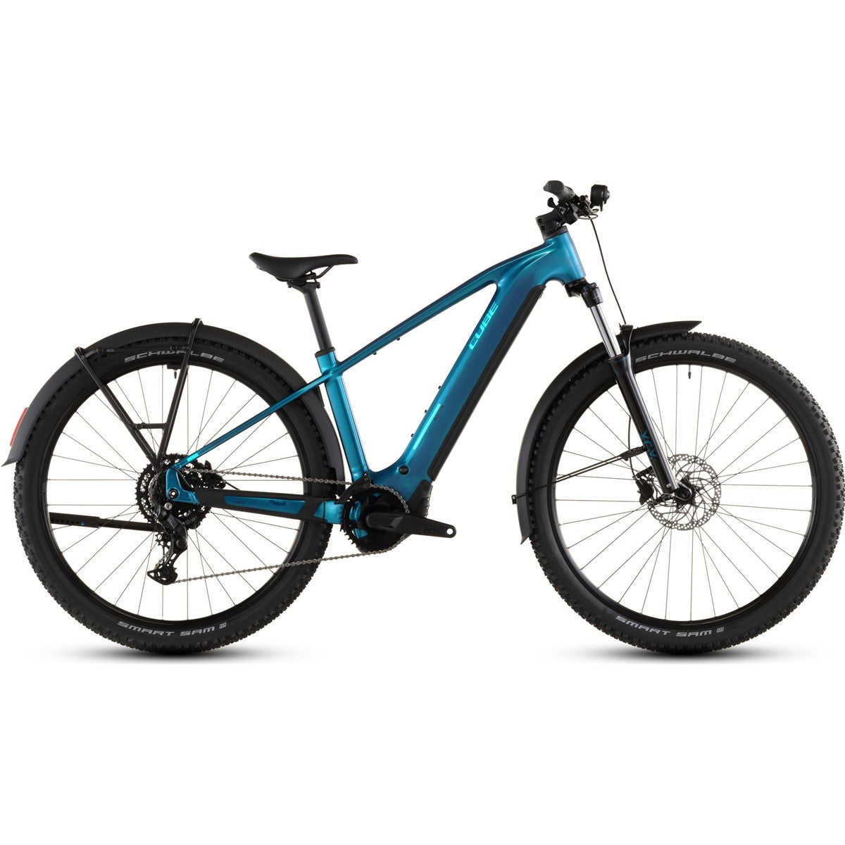 El MTB Cube Reaction Hybrid Performance 600 FE Electricblue/Dazzle