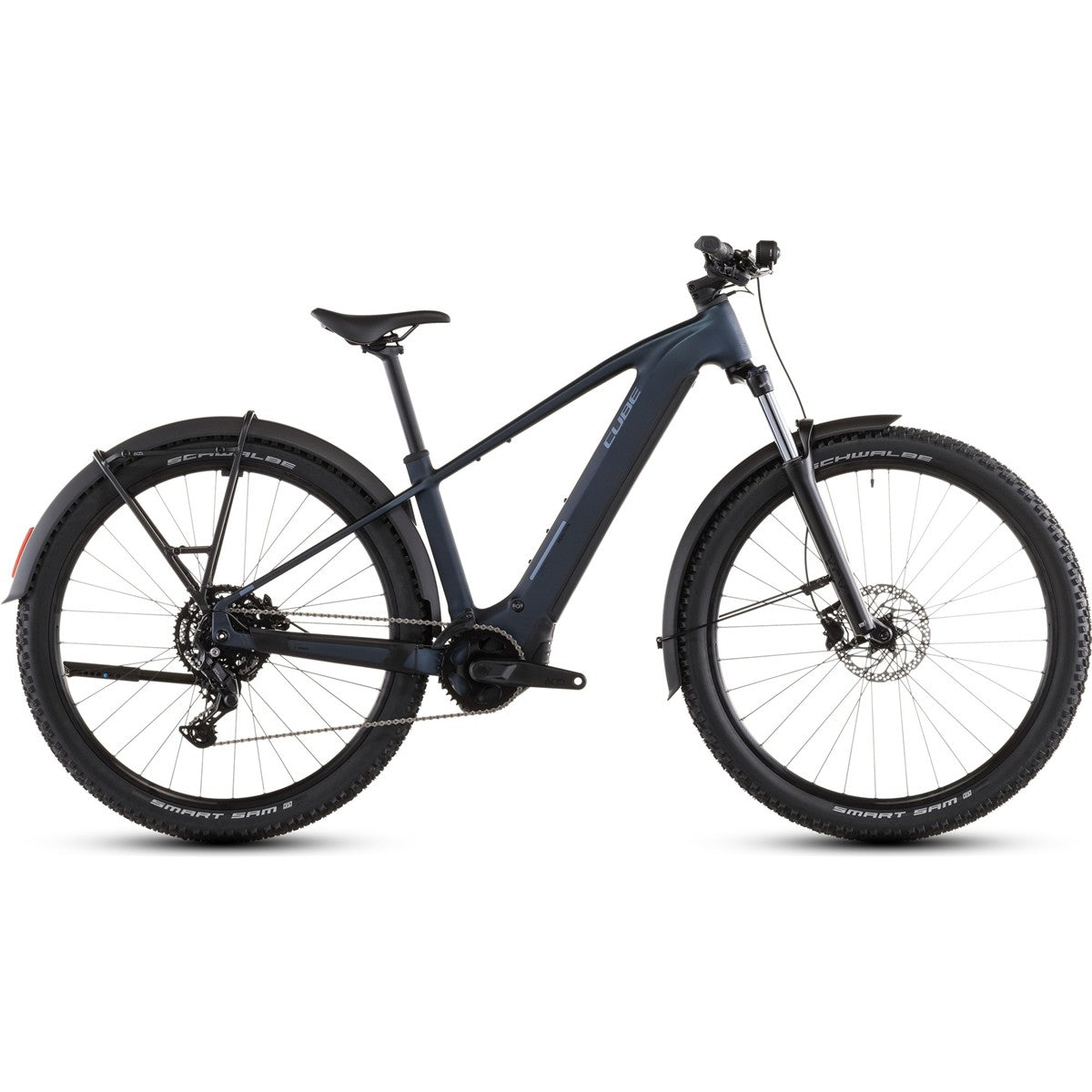 El MTB Cube Reaction Hybrid Performance 600 FE Indigoblue/Reflex