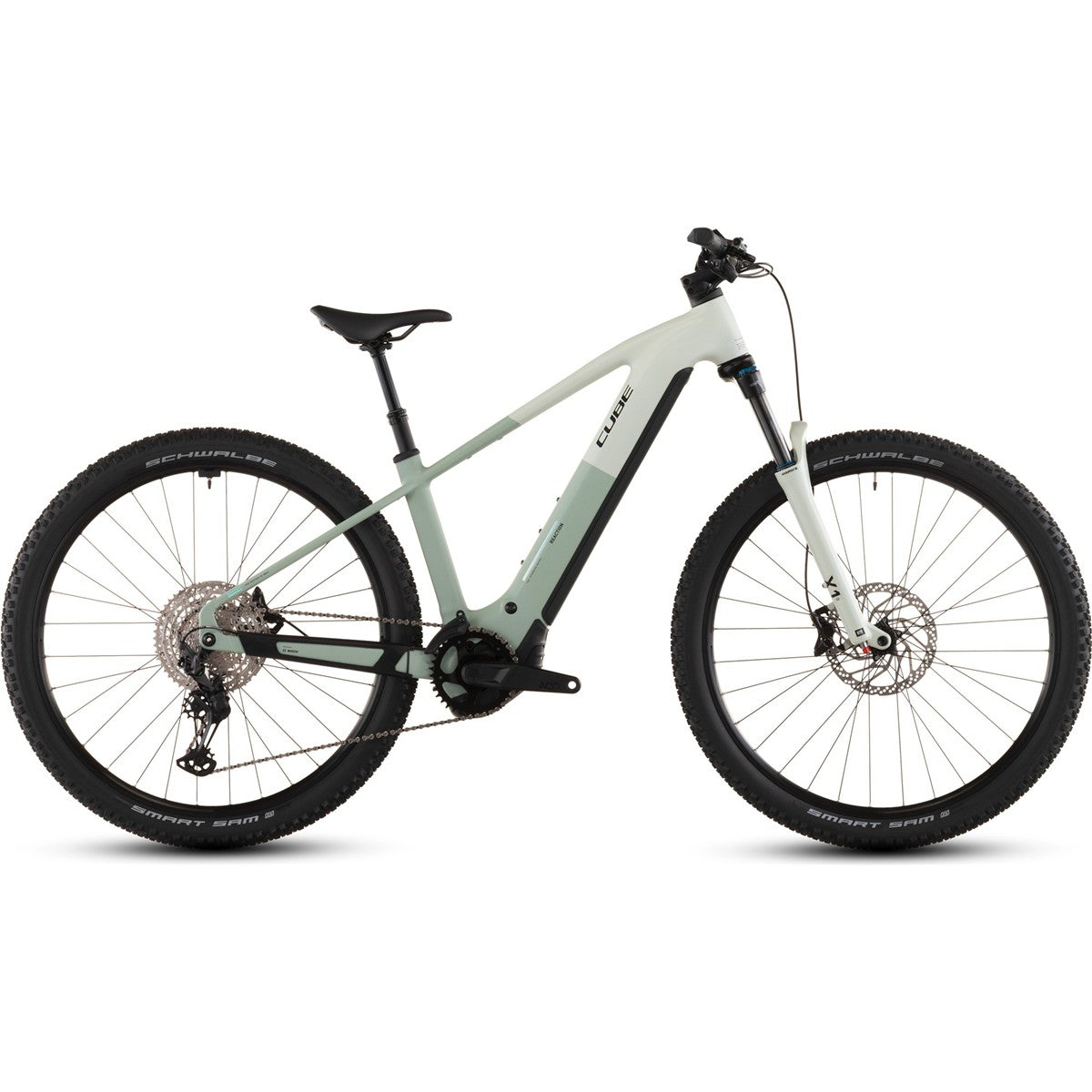 El MTB Cube Reaction Hybrid Pro 800 Desertstone/Driedherbs