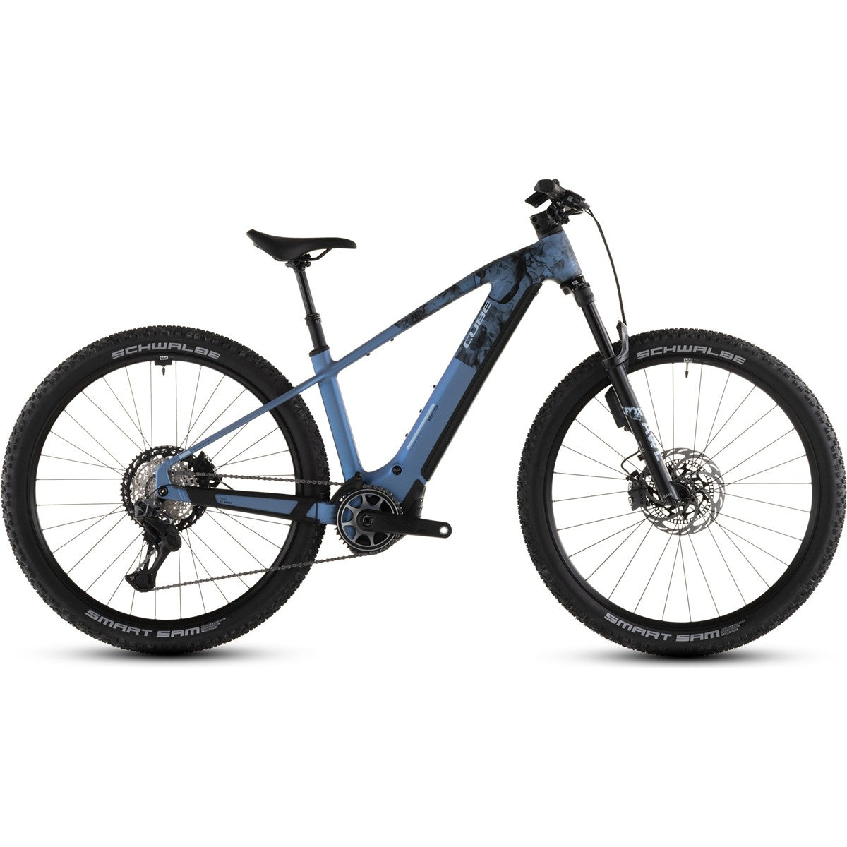 El MTB Cube Reaction Hybrid SLT 800 Hazeblue/Fume
