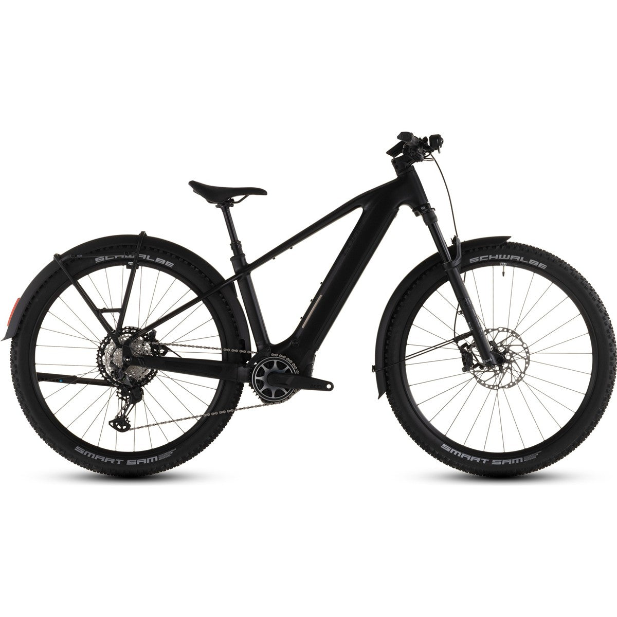 El MTB Cube Reaction Hybrid SLX 800 FE Silverdust/Chrome