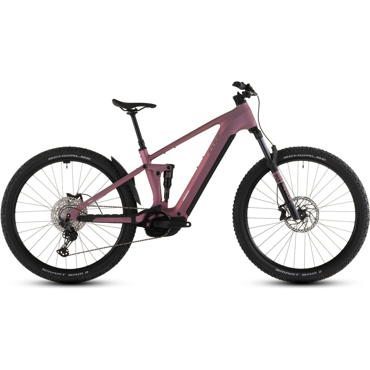 El MTB Cube Stereo Hybrid ONE22 Race 800 Shiftblush/Black