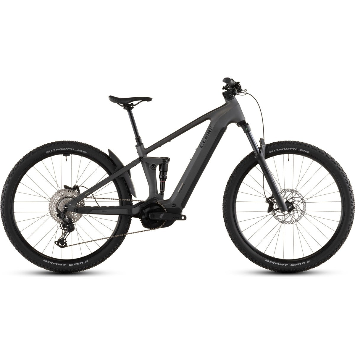 El MTB Cube Stereo Hybrid ONE22 Race 800 Slabgrey/Chrome