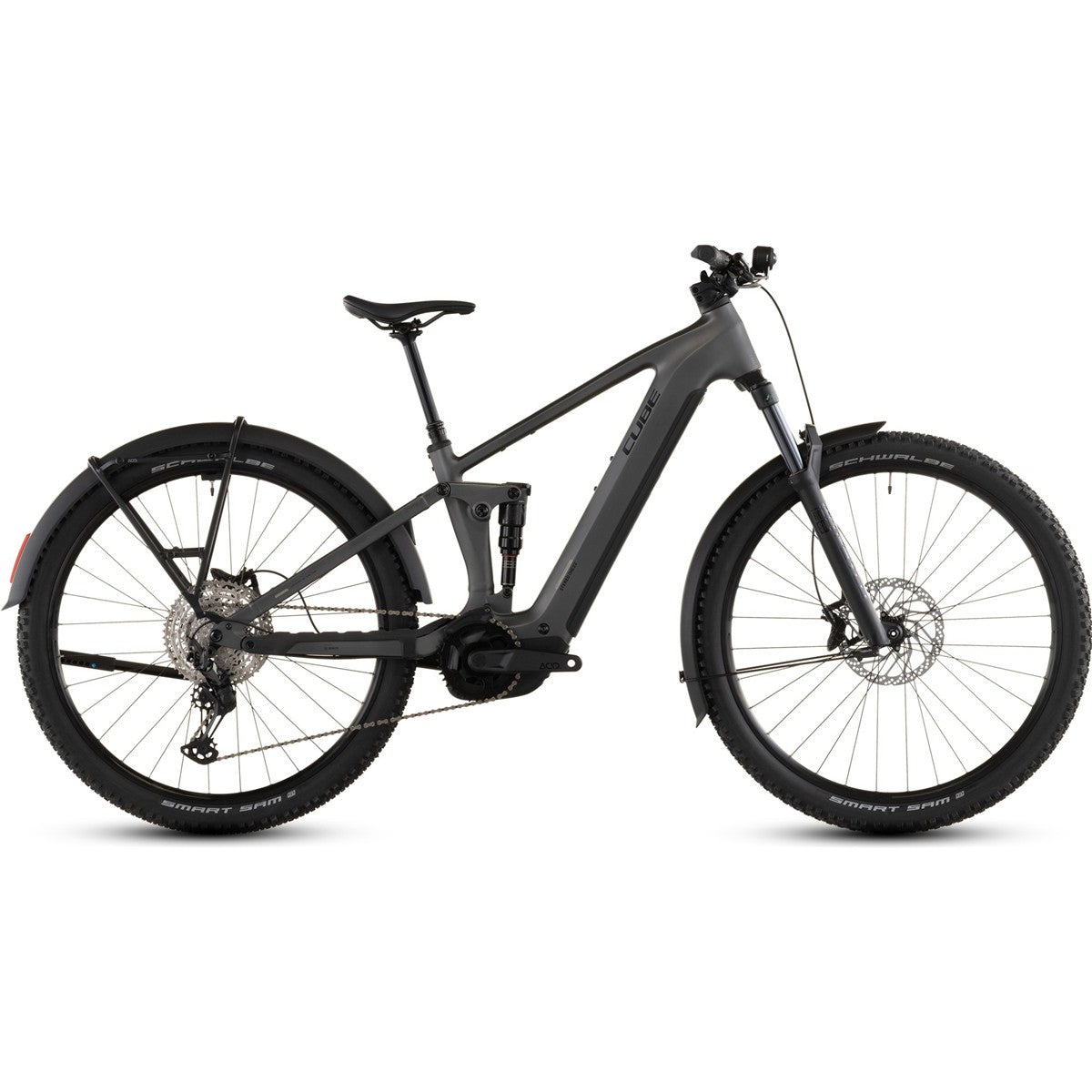 El MTB Cube Stereo Hybrid ONE22 Race 800 FE Slabgrey/Chrome