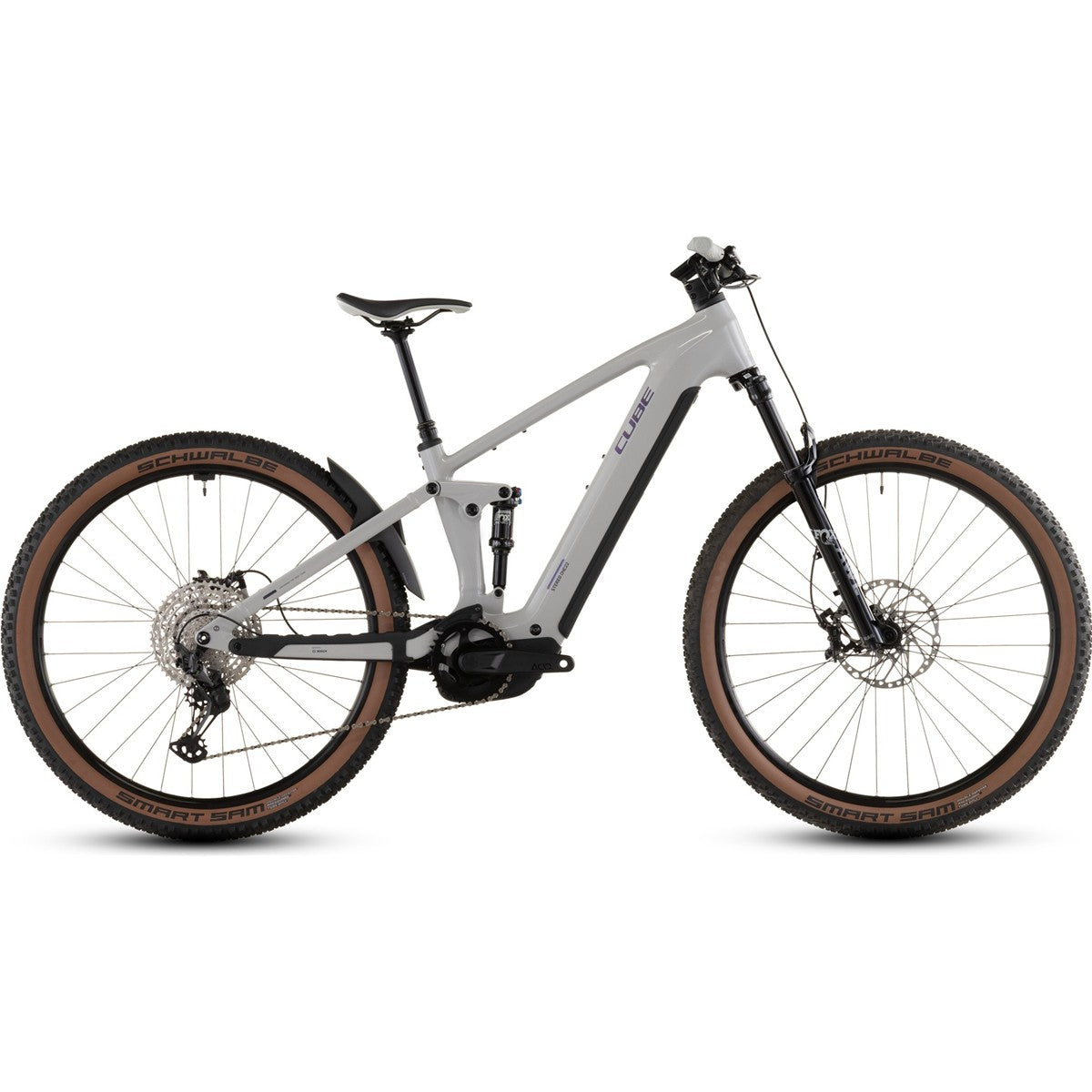 El MTB Cube Stereo Hybrid ONE22 SLX 800 Greige/Switch