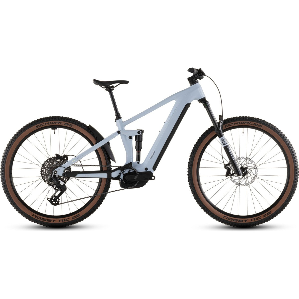El MTB Cube Stereo Hybrid ONE44 EX 800 Iceblue/Prism