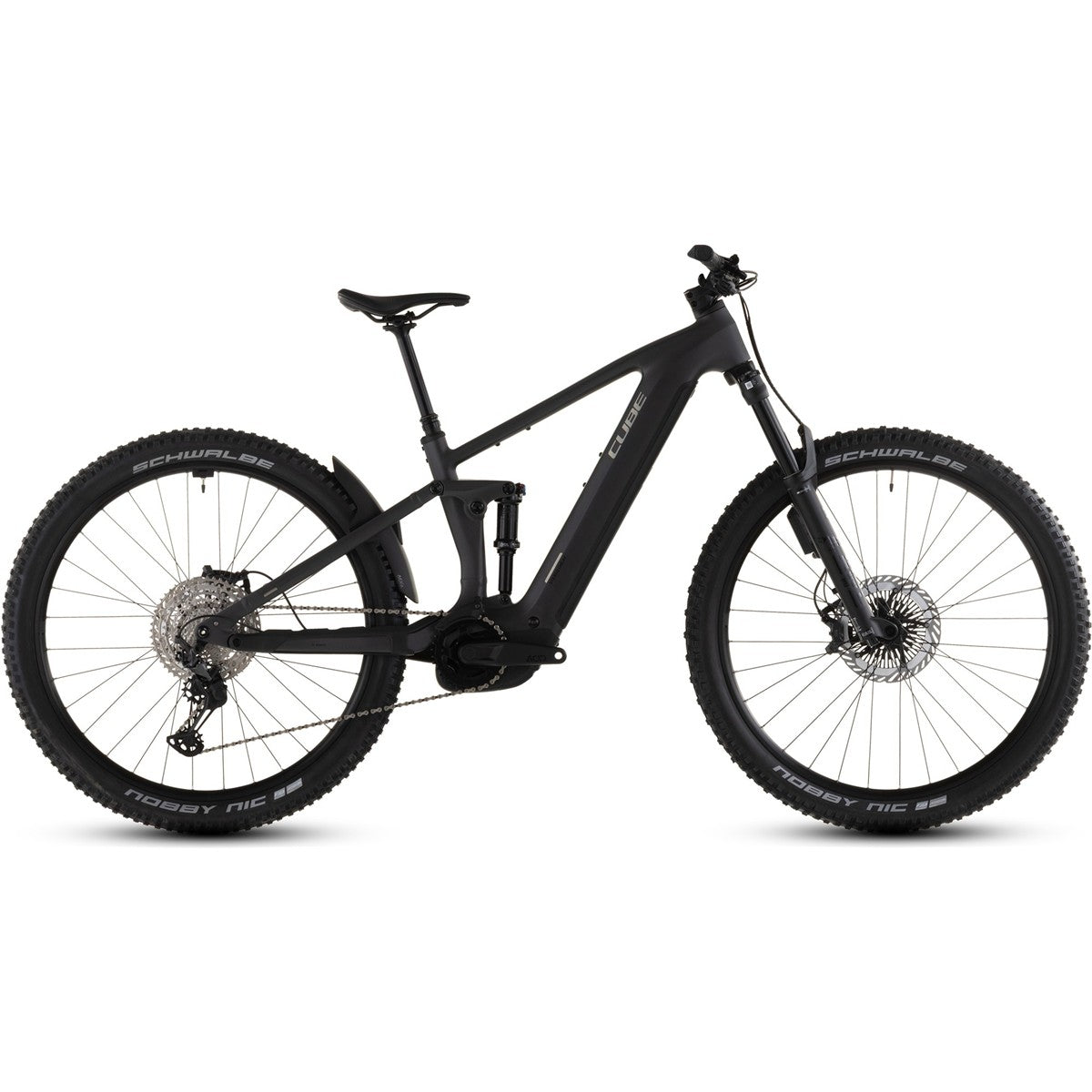 El MTB Cube Stereo Hybrid ONE44 EXC 800 Irongrey/Chrome