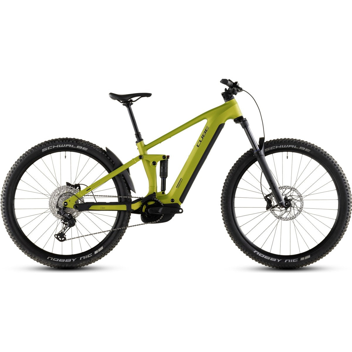 El MTB Cube Stereo Hybrid ONE44 Pro 800 Lizard/Black