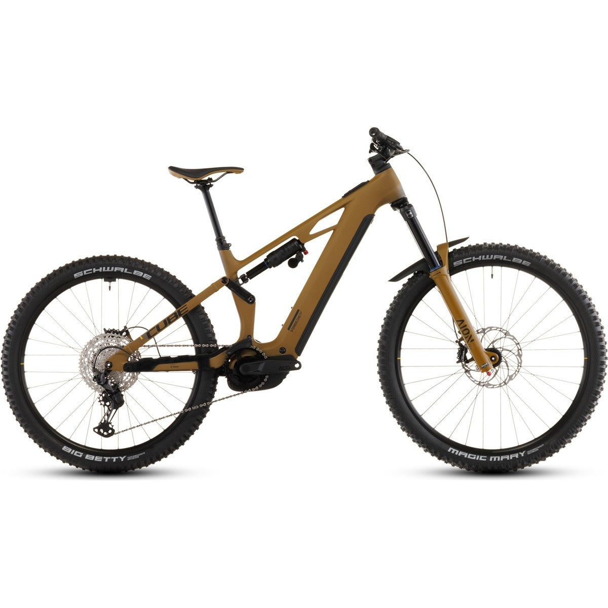 El MTB Cube Stereo Hybrid ONE77 HPC Race 800 Willowgreen/Black