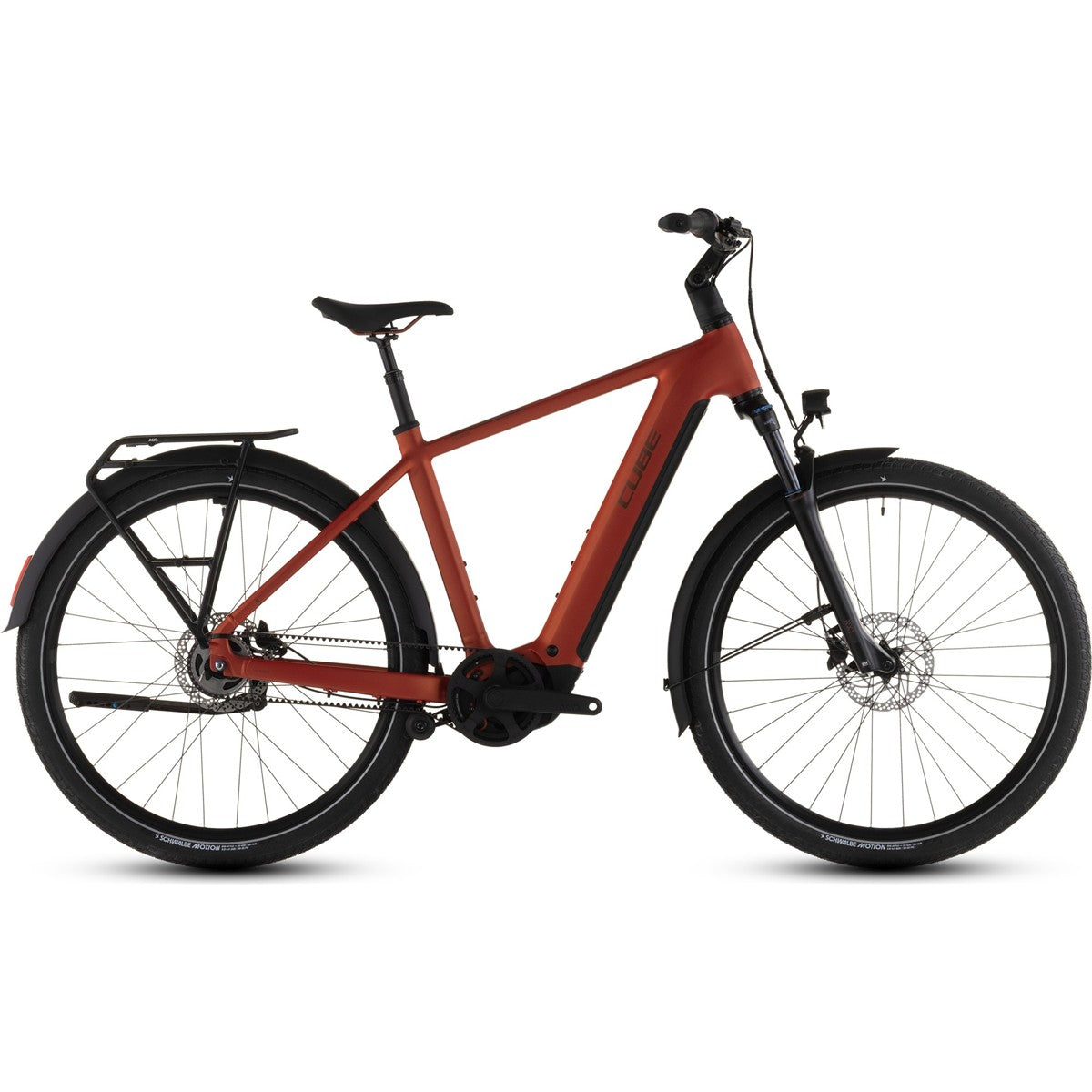 Hybridcykel el Cube Touring Hybrid Comfort SLX 800 Chilli/Chrome