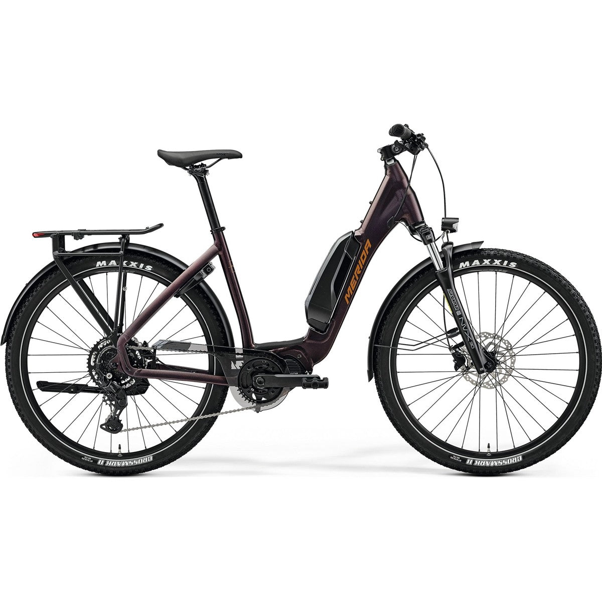 Hybridcykel el Merida eSpresso CC 400 EQ SE Silk Black/Brown