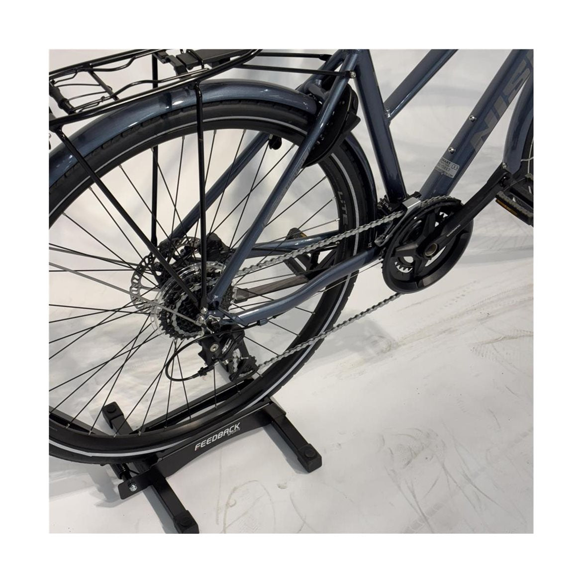 Begagnad Hybridcykel Nishiki City 501 Blå