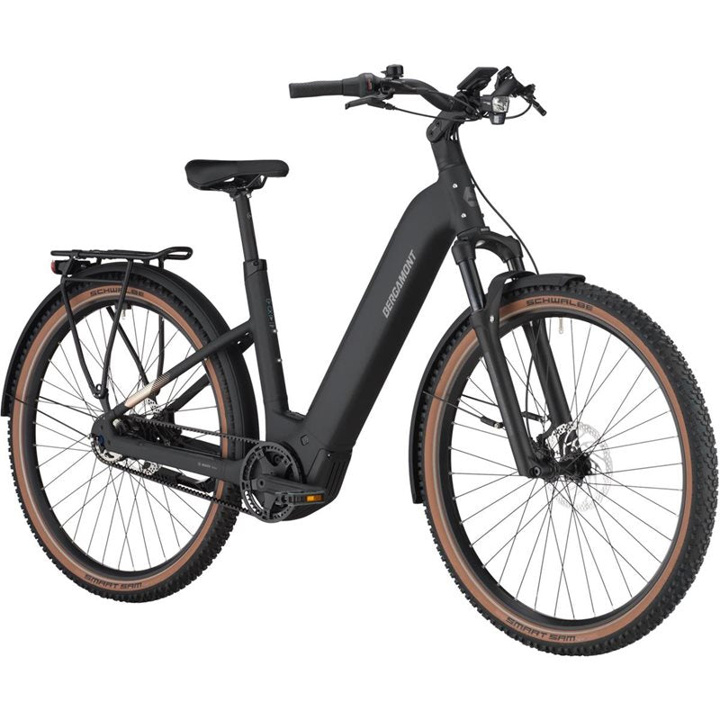 Bergamont Hybridcykel el E-Horizon SUV 20 Belt Wave Black Matt