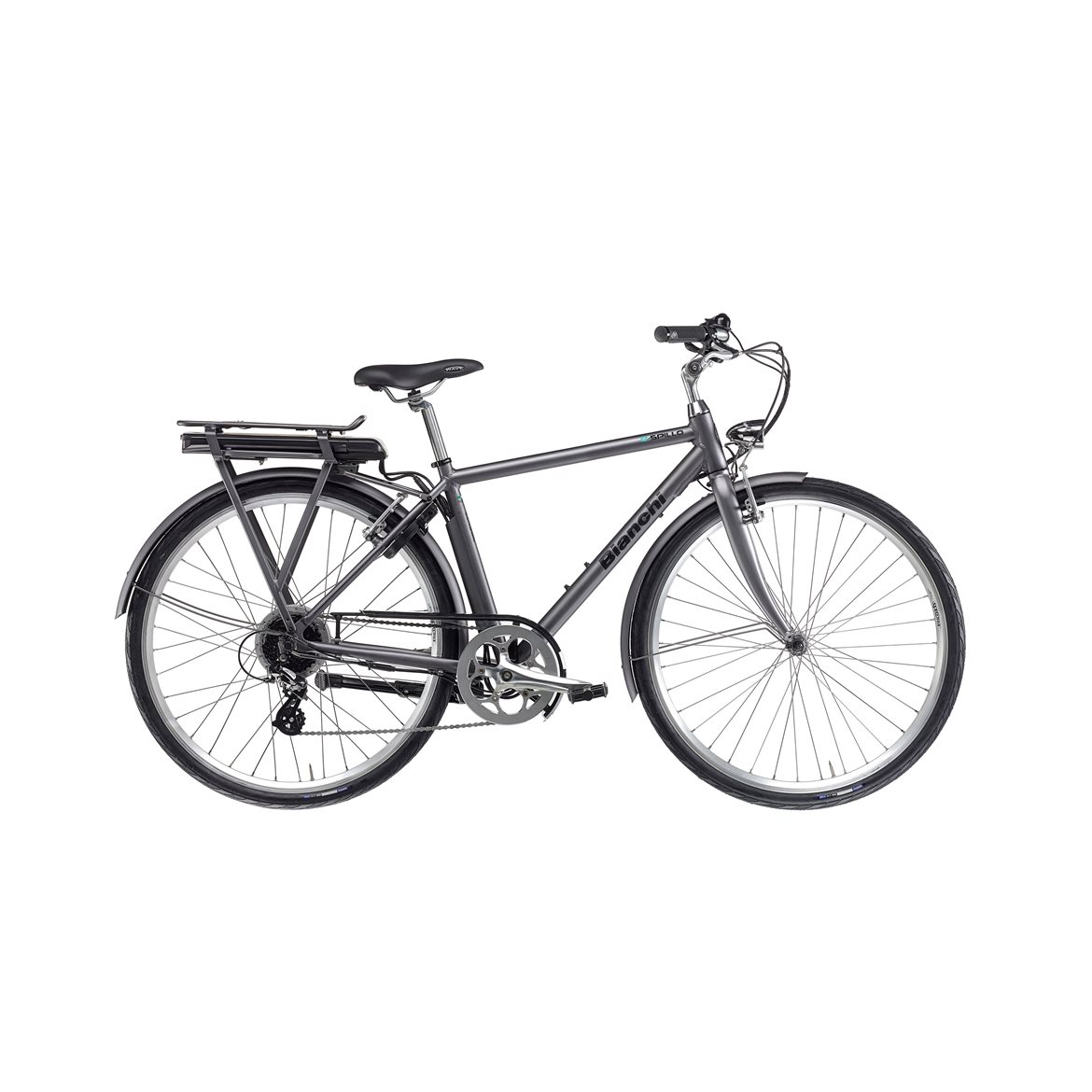 Bianchi Elcykel E-Spillo Classic Grå