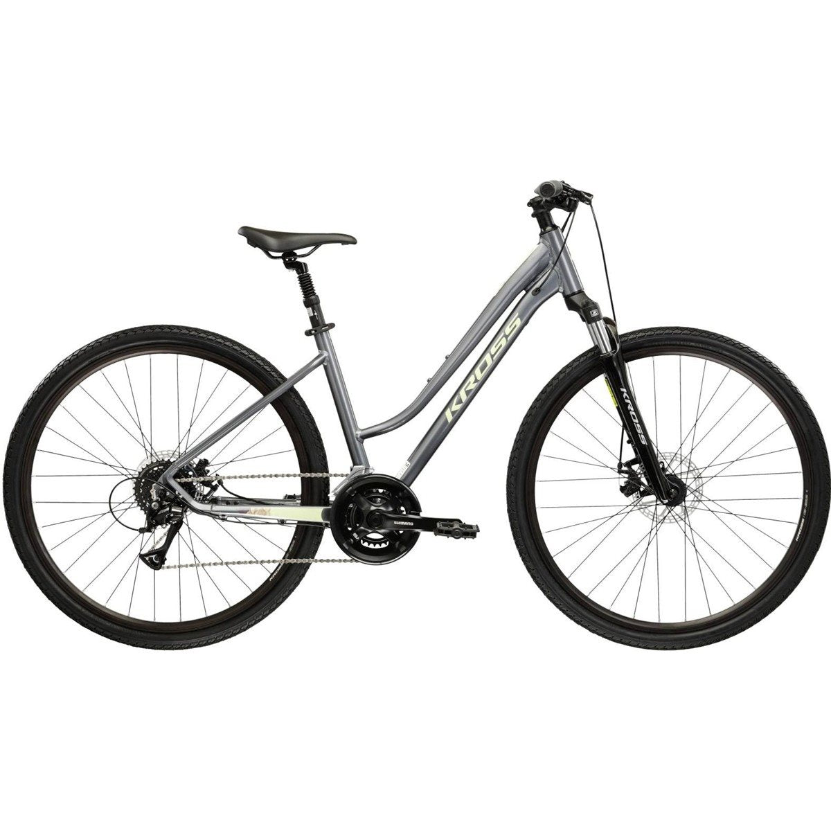 Cityhybrid Kross Evado 3.0 W Grey/Green