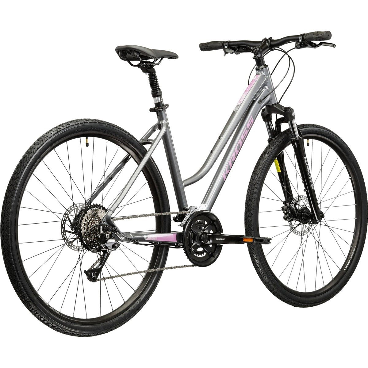 Cityhybrid Kross Evado 4.0 W Grey/Pink