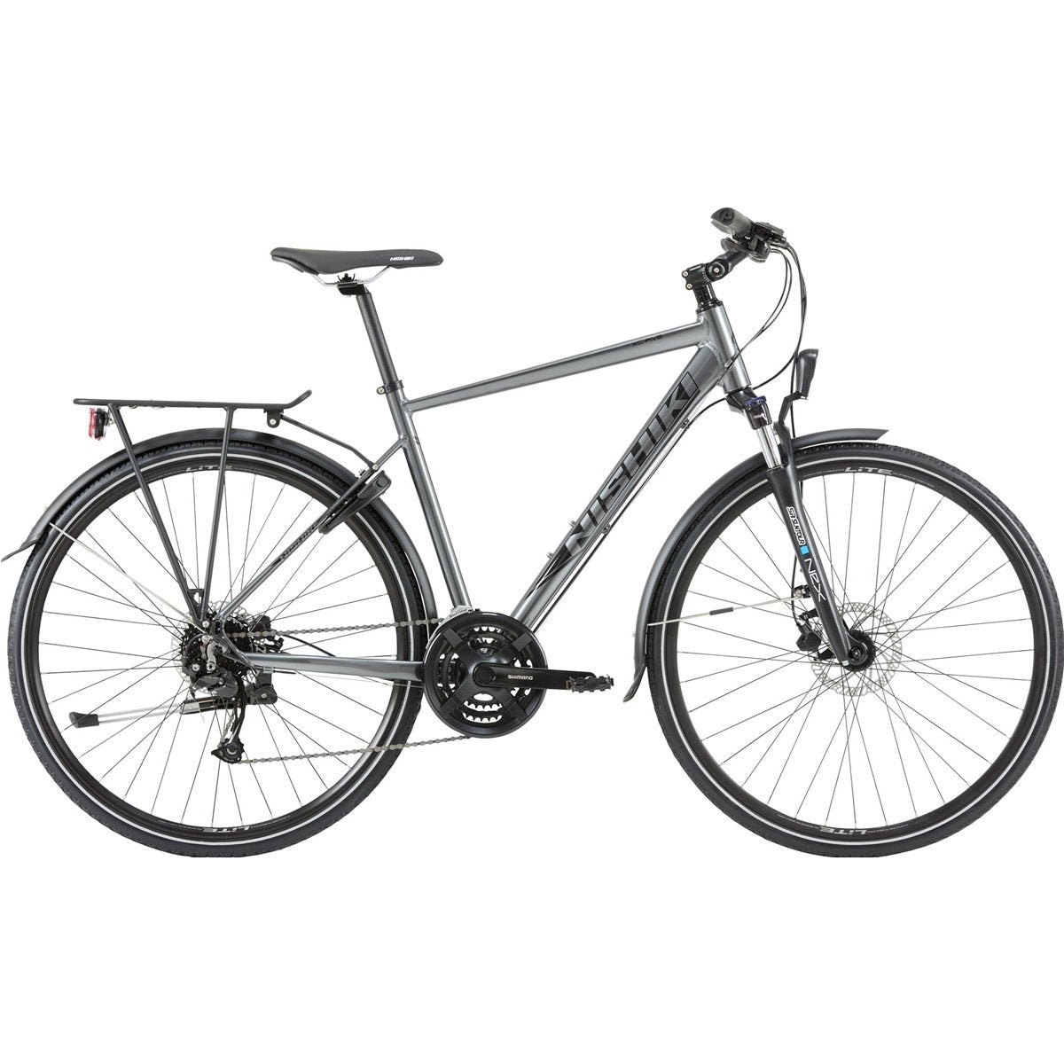 Cityhybrid Nishiki XC Five Herr grey