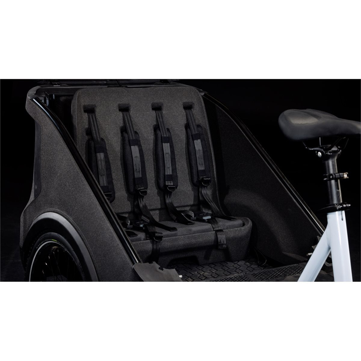Cube Trehjulig Elcykel Trike Family Hybrid 750Wh Swampgrey/Reflex