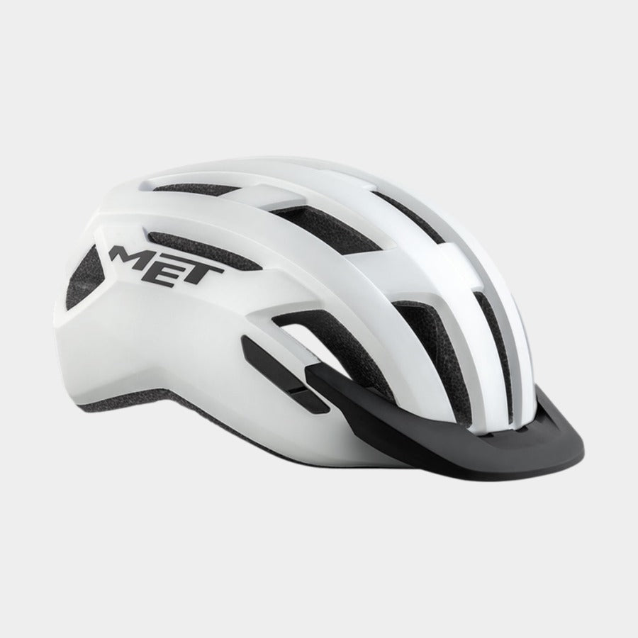 Cykelhjälm MET Allroad vit