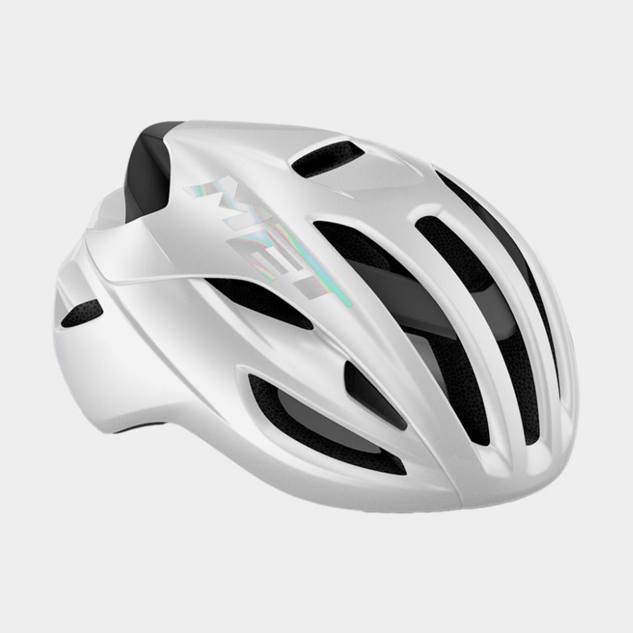 Cykelhjälm MET Rivale vit