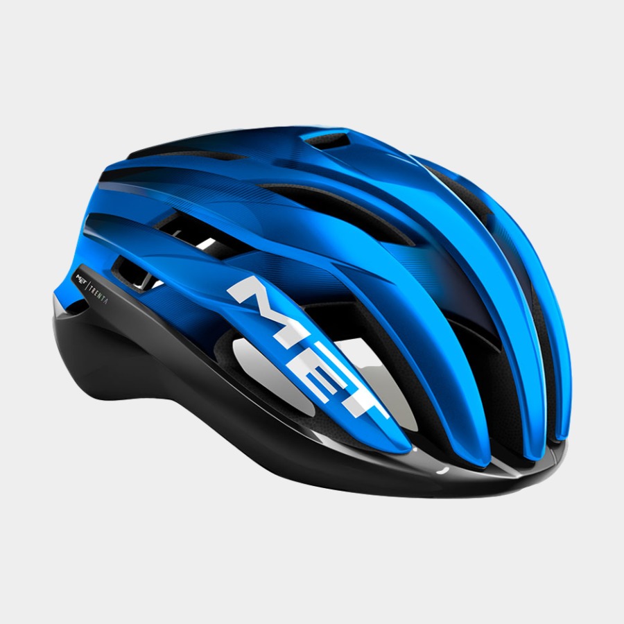 Cykelhjälm MET Trenta MIPS svart/blå