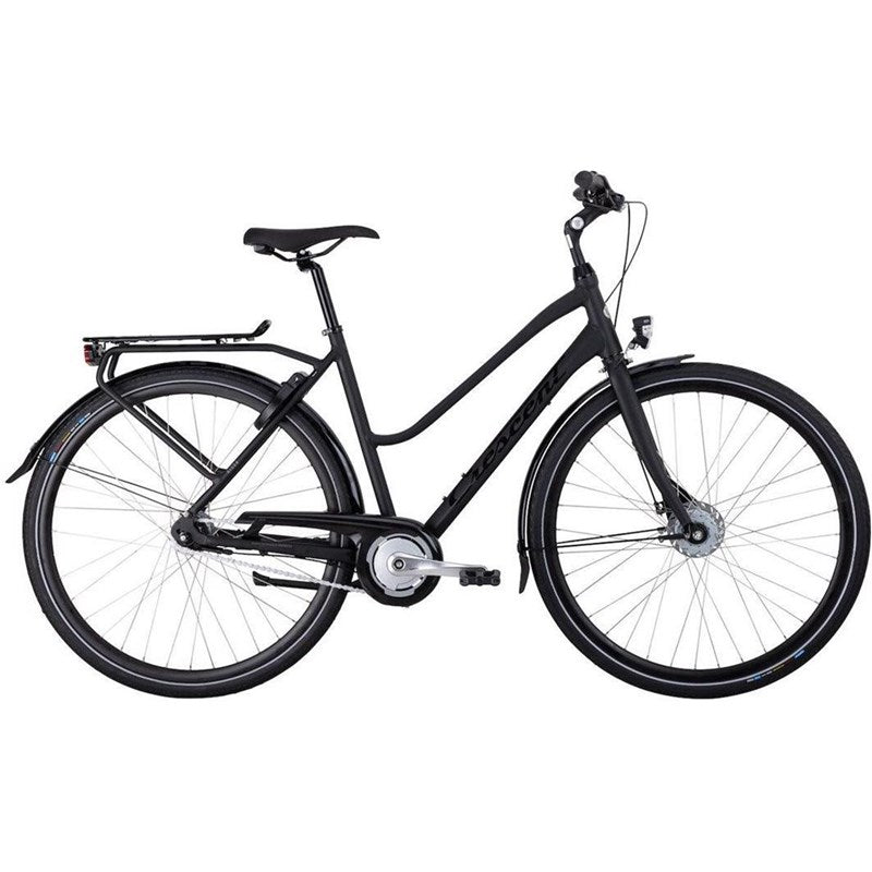 Damcykel Crescent Rissa Svart matt